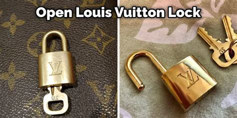 how to open louis vuitton lock without key|Louis Vuitton key ring wallet.